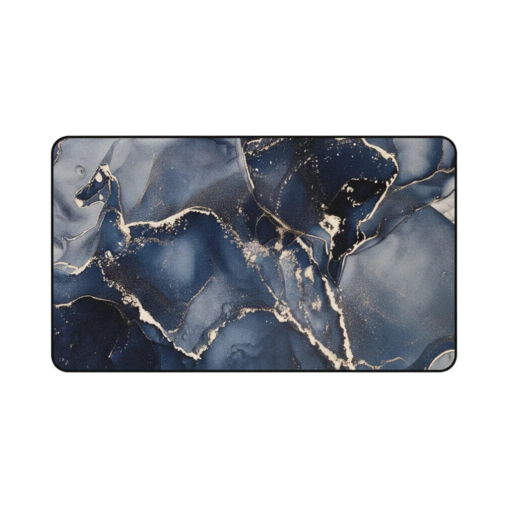 Tapis de Bain Antidérapant Haut de Gamme Marbre Nocturne