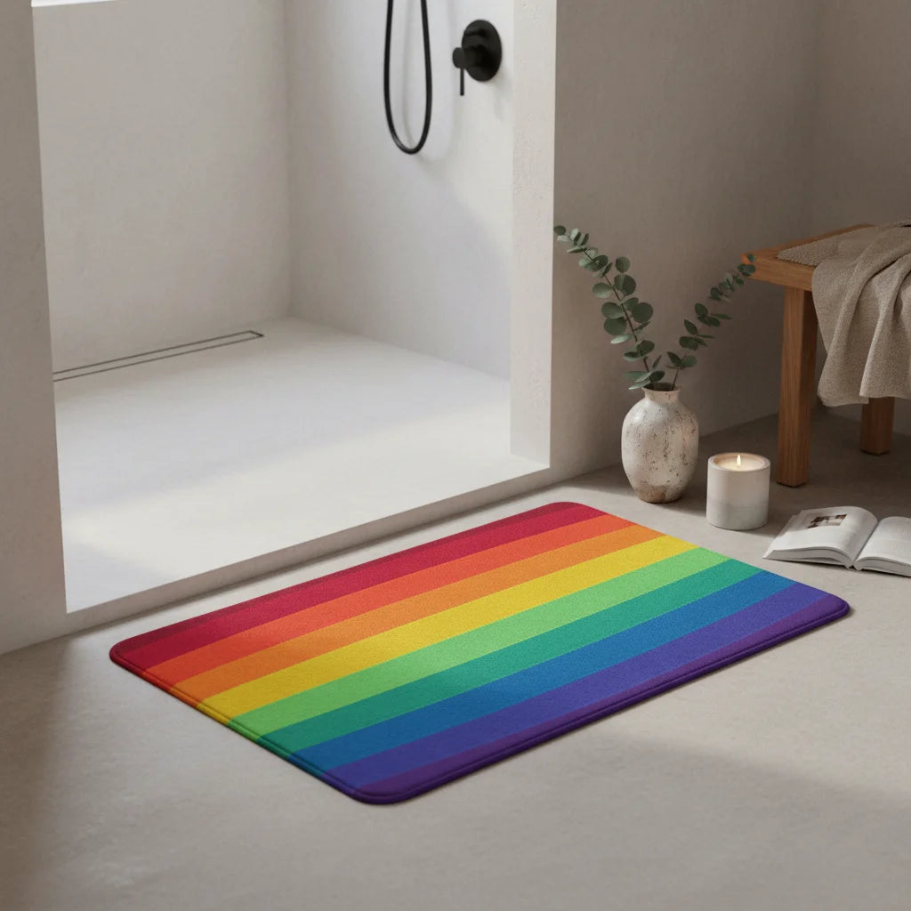 Tapis De Bain Arc En Ciel
