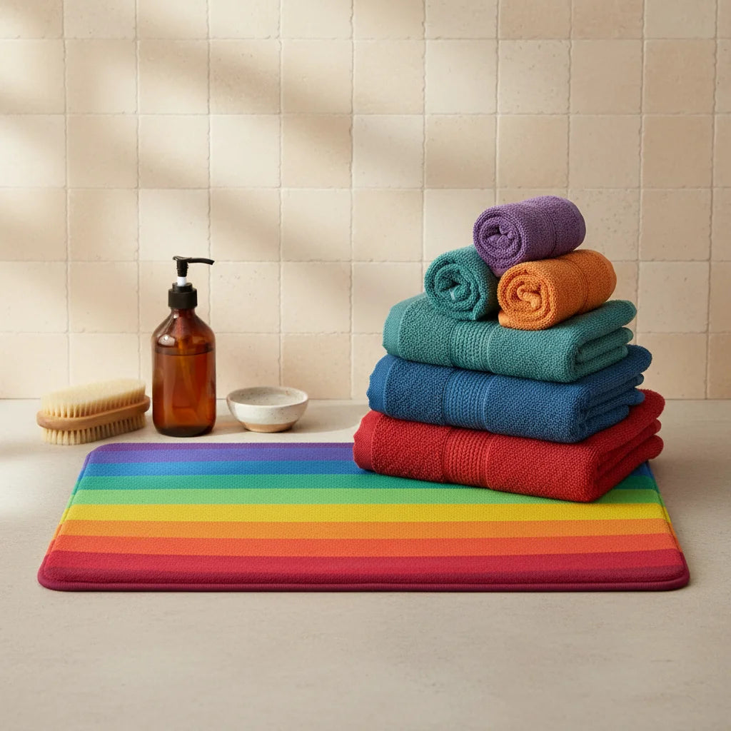 Tapis De Bain Arc En Ciel
