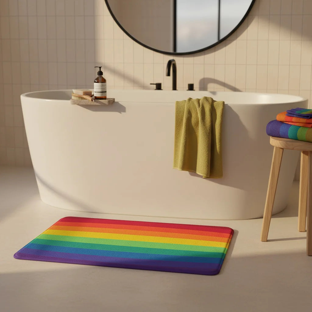 Tapis De Bain Arc En Ciel