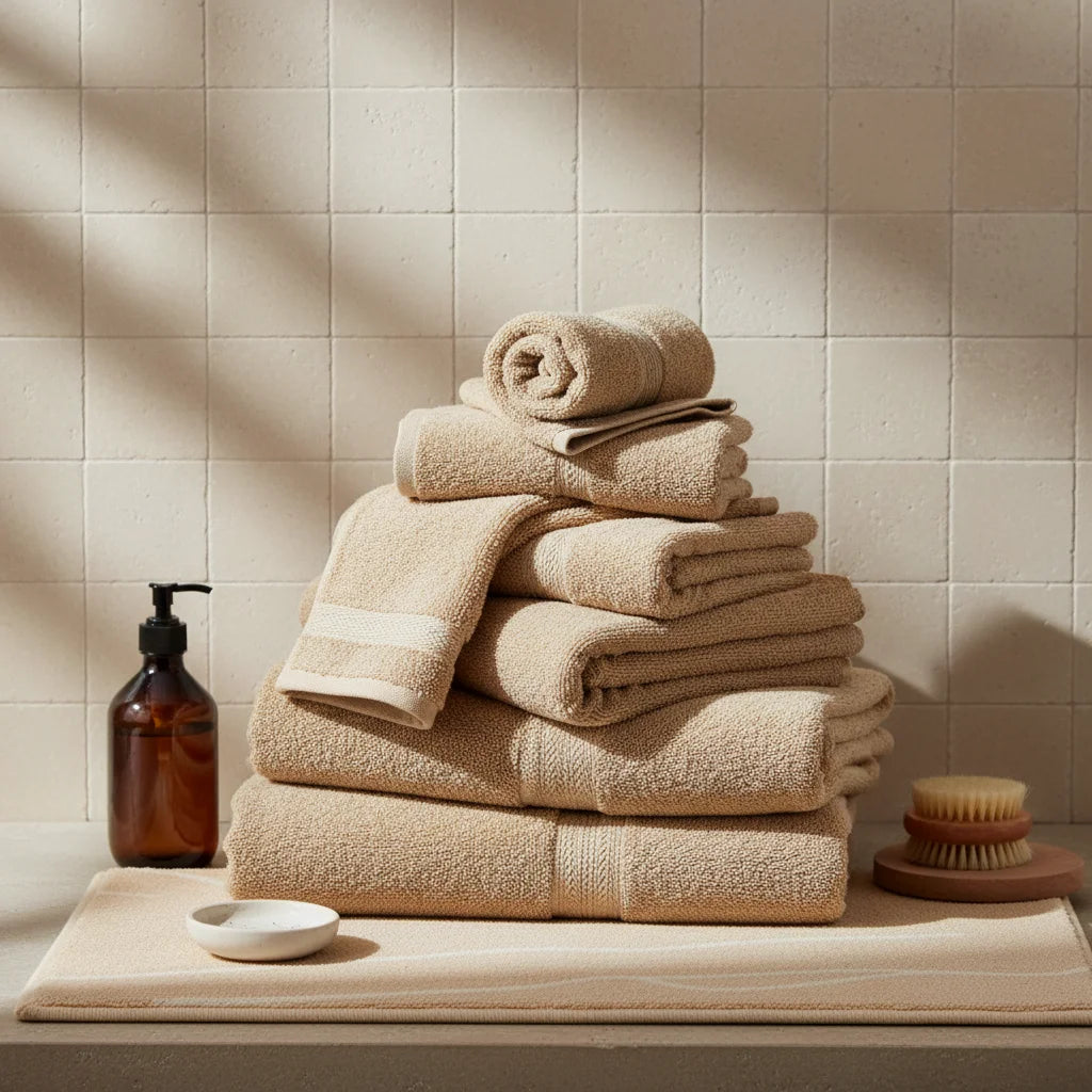 Tapis de Bain Art Abstrait Lignes Abstraites