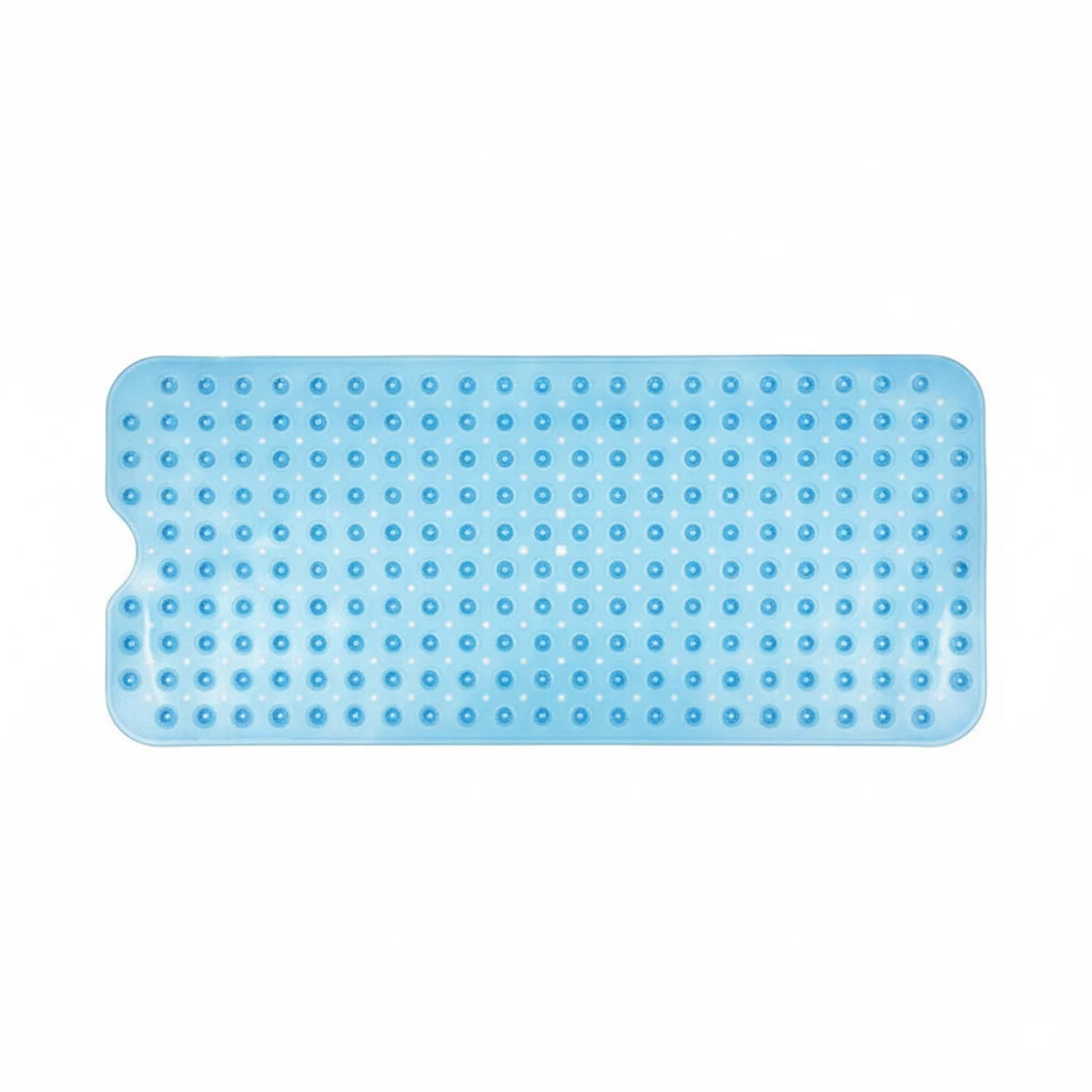 Tapis de Bain Baignoire Bleu Transparent