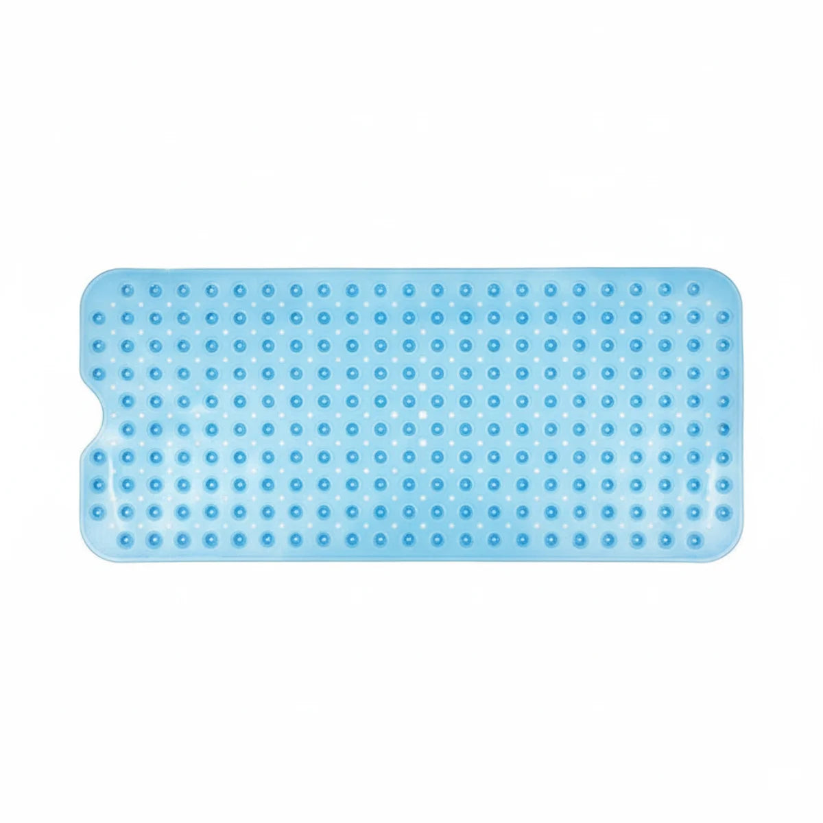Tapis de Bain Baignoire Bleu Transparent