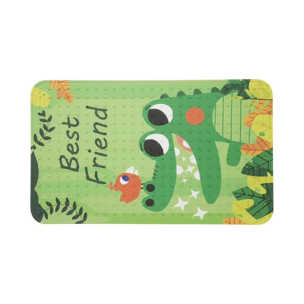 Tapis De Bain Bébé Anti Moisissure Croco Rigolo