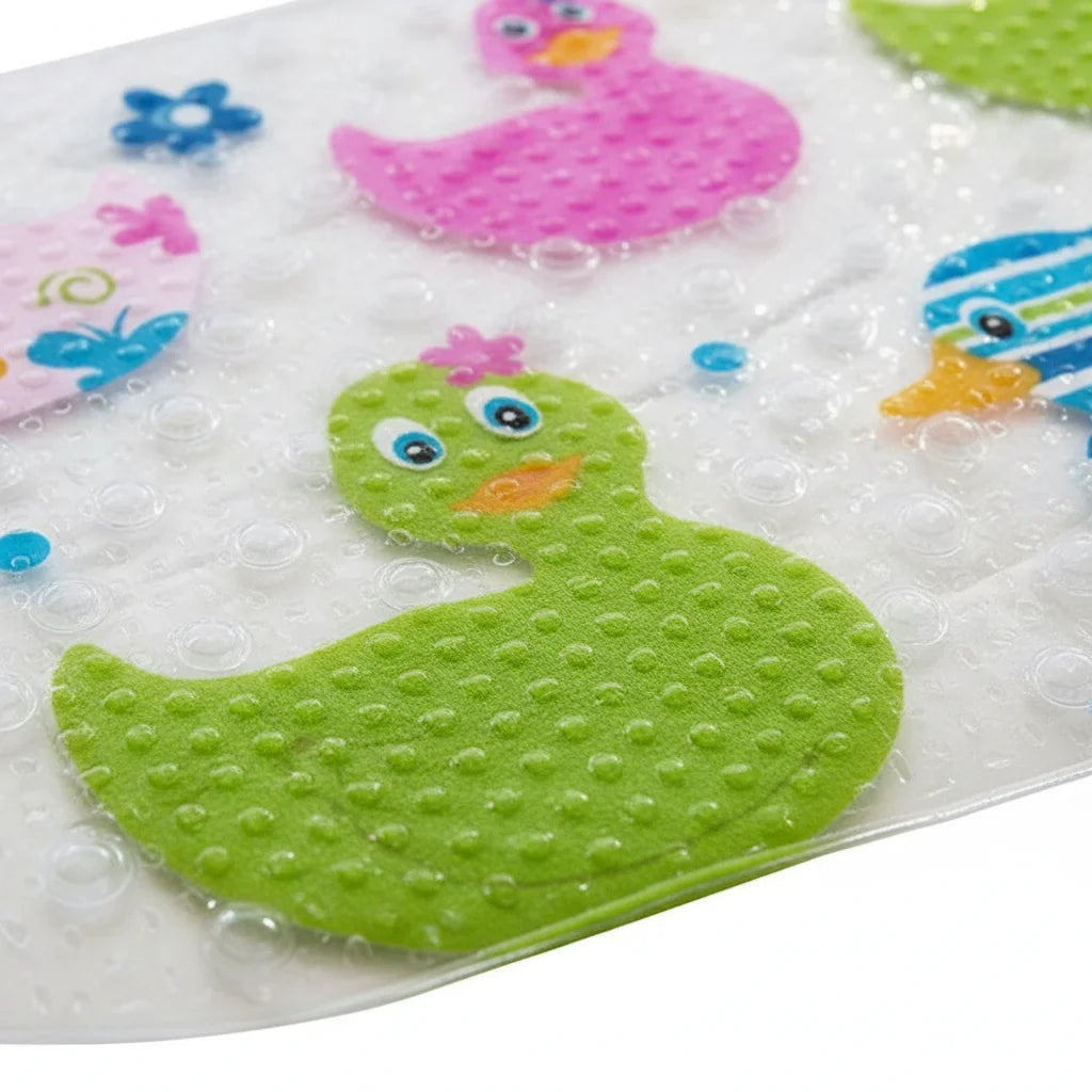 Tapis De Bain Bébé Baignoire Canards Jaunes