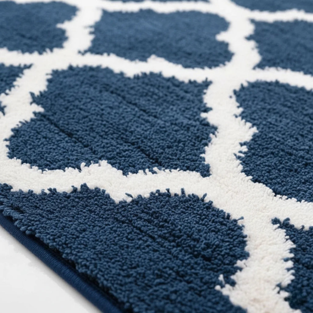 Tapis de Bain Berbère Bleu Nuit