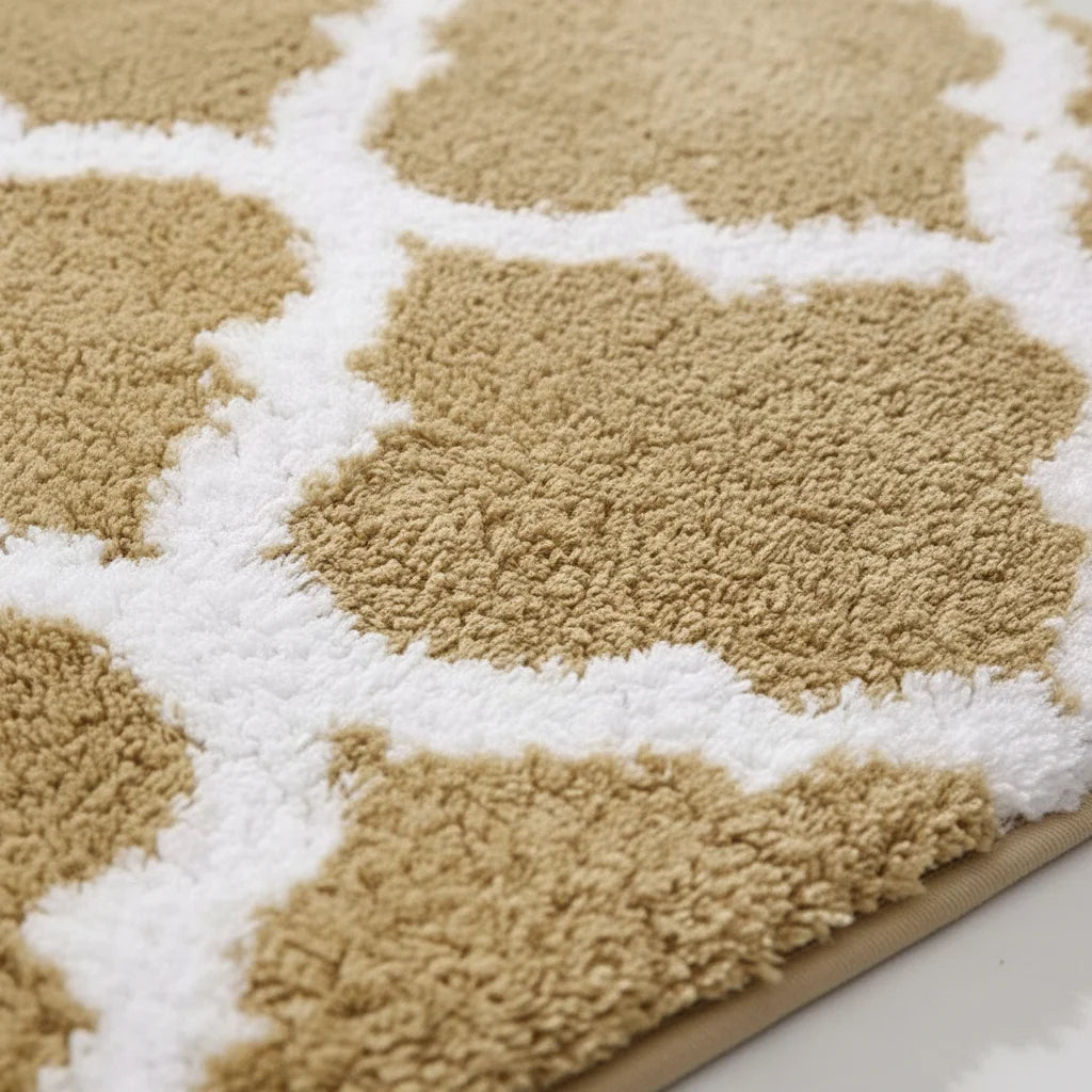 Tapis de Bain Berbère Beige Sable