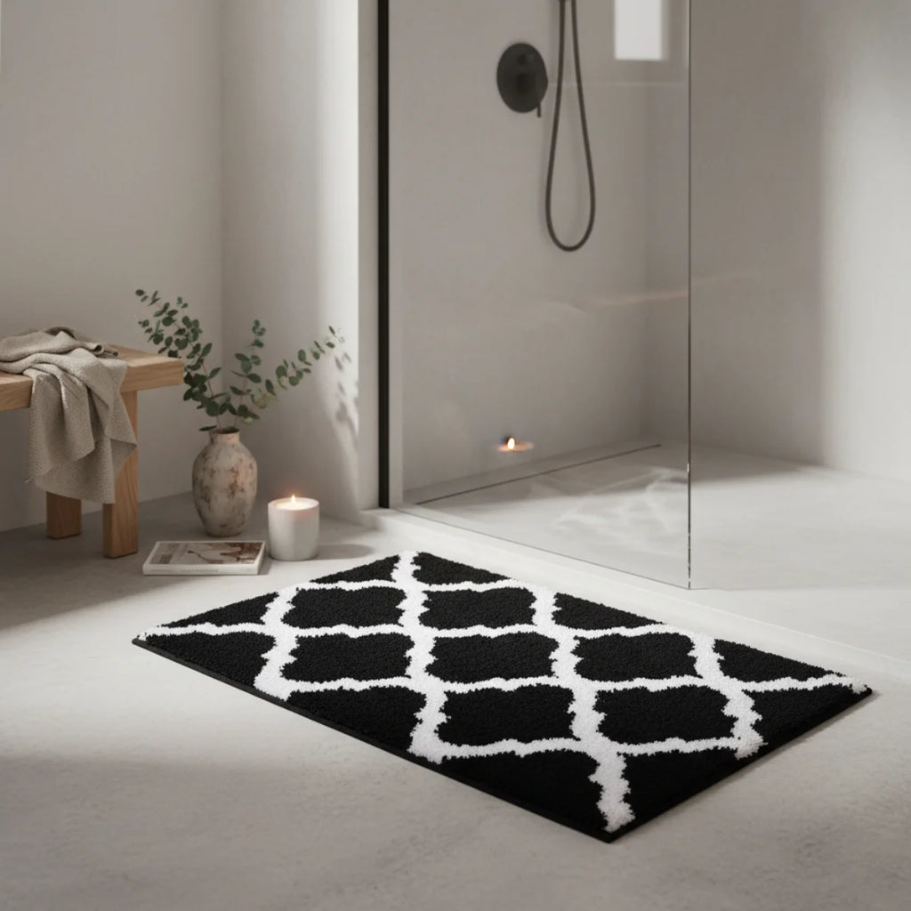 Tapis de Bain Berbère Gris Perle