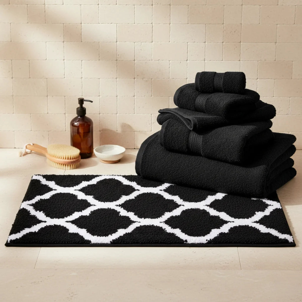 Tapis de Bain Berbère Gris Perle
