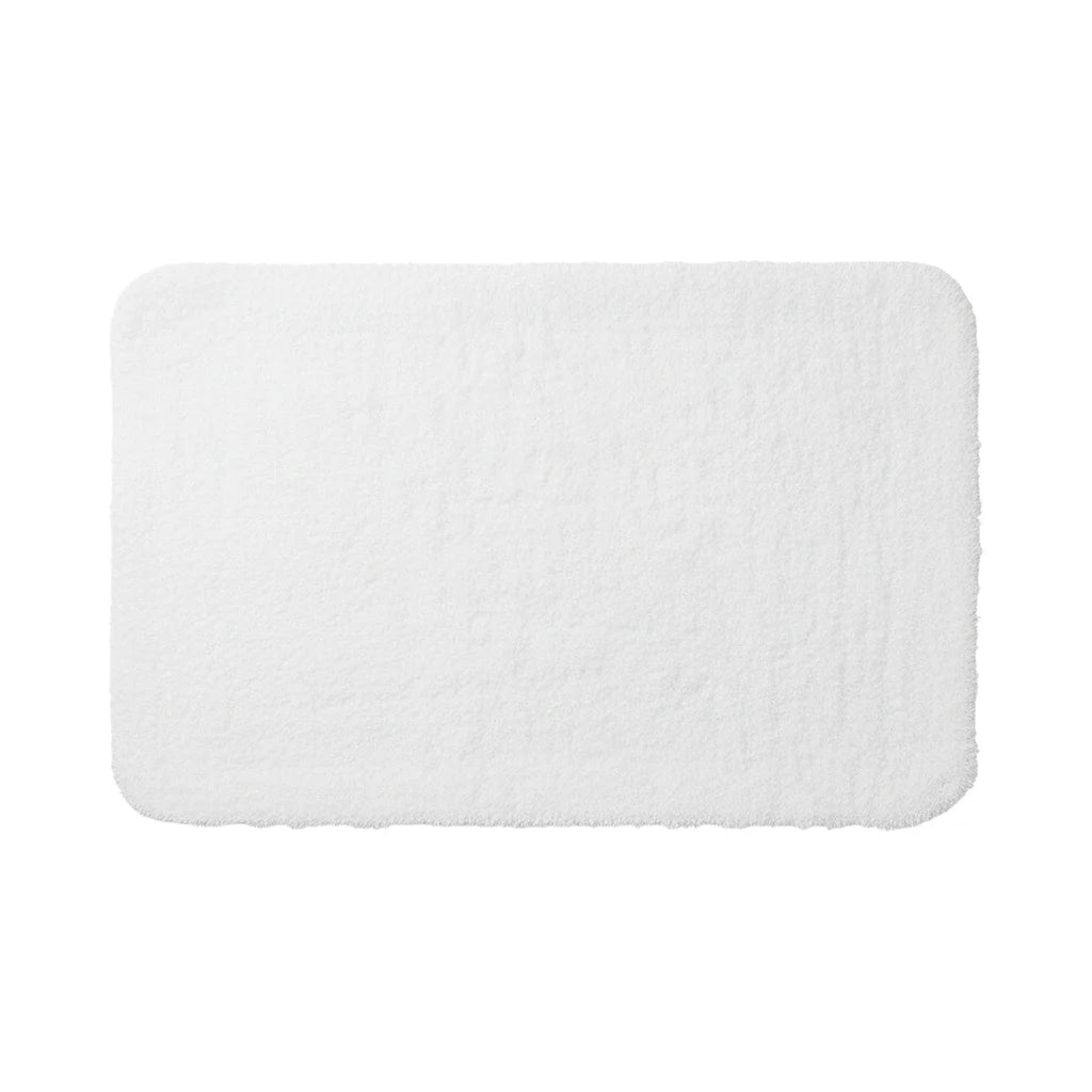 Tapis de Bain Blanc Épais 80x120cm