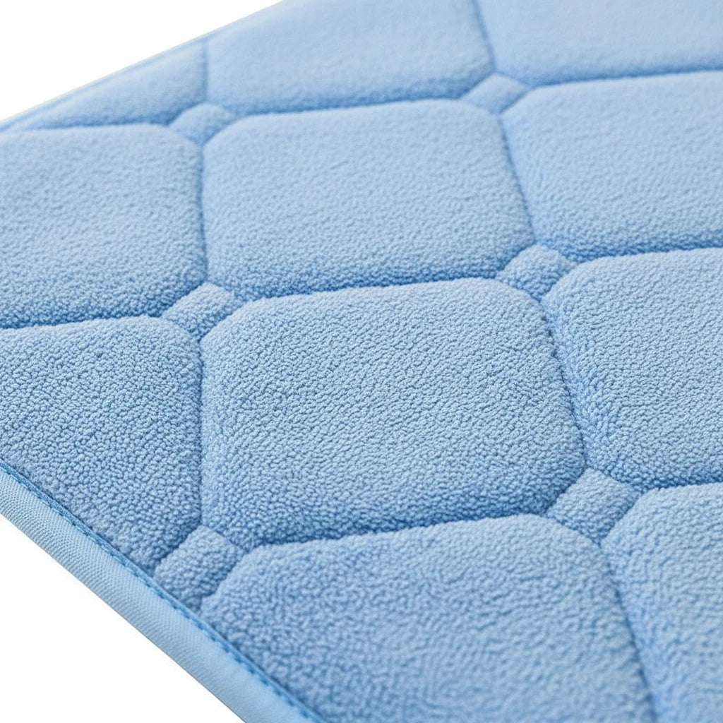 Tapis De Bain Bleu Ciel