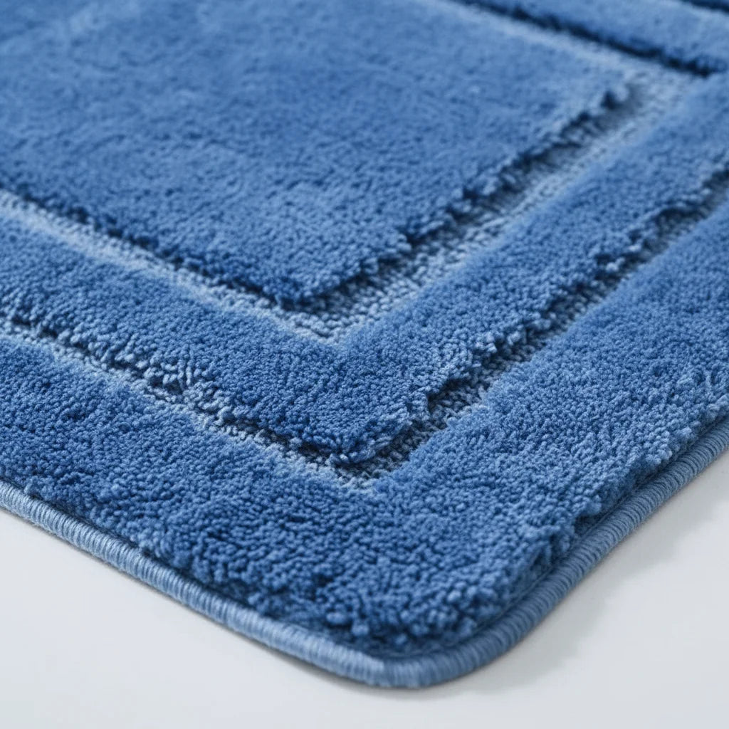 Tapis De Bain Bleu Pétrole