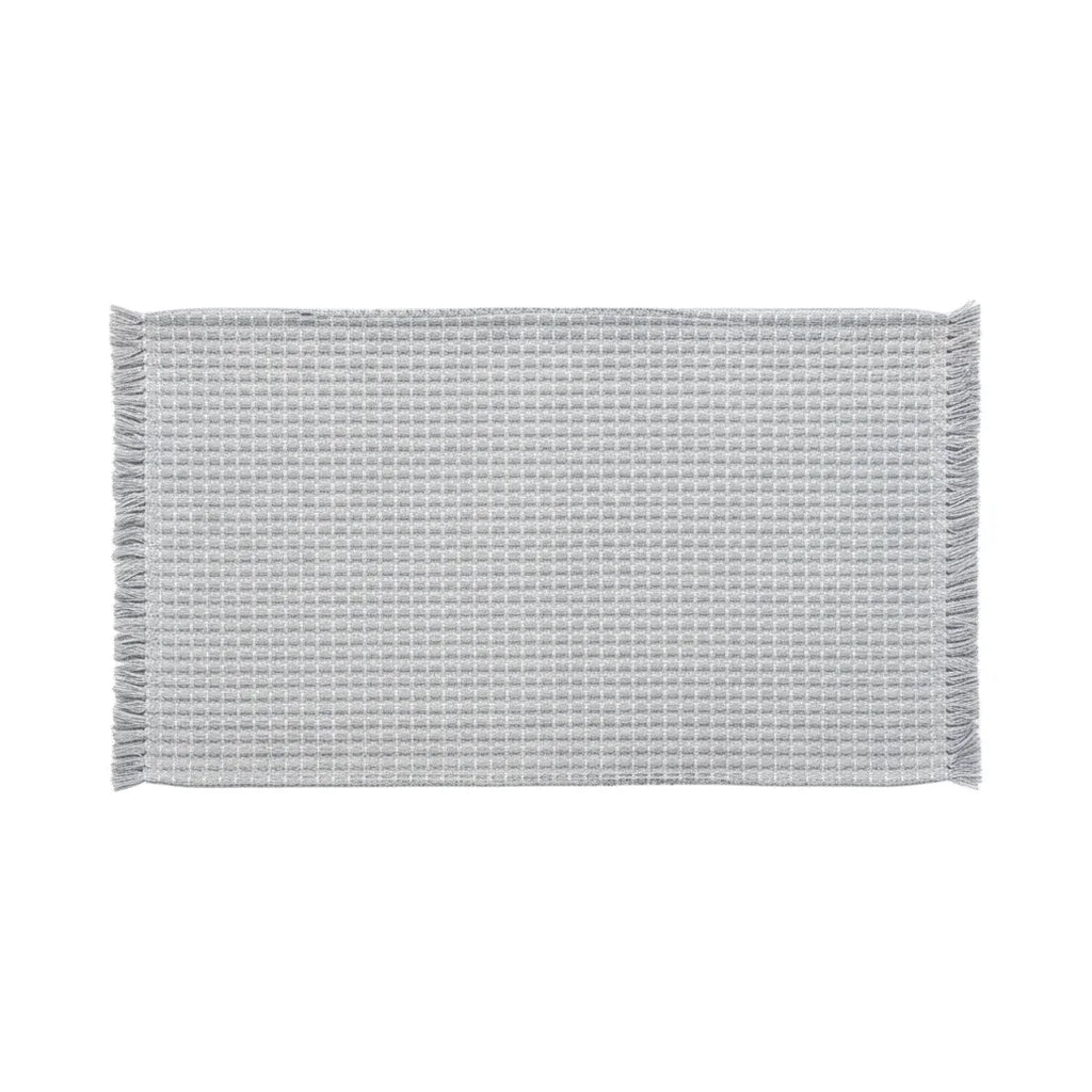 Tapis de Bain Bohème Gris Perle
