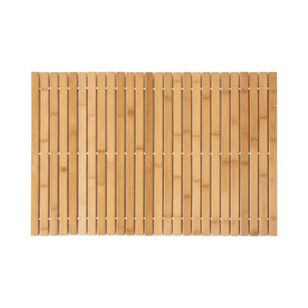 Tapis De Bain Bois Bambou