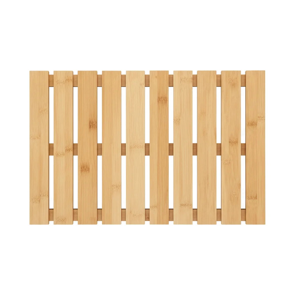 Tapis De Bain Caillebotis Bambou Bois Naturel
