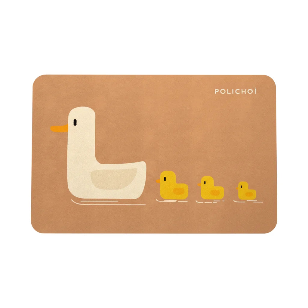 Tapis de Bain Canard Canards Terracotta