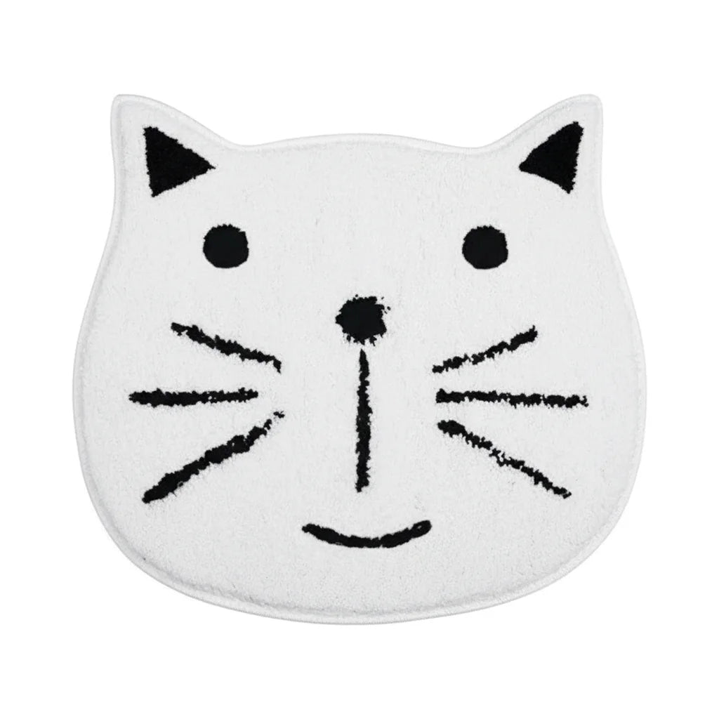 Tapis de Bain Chat Chat Blanc