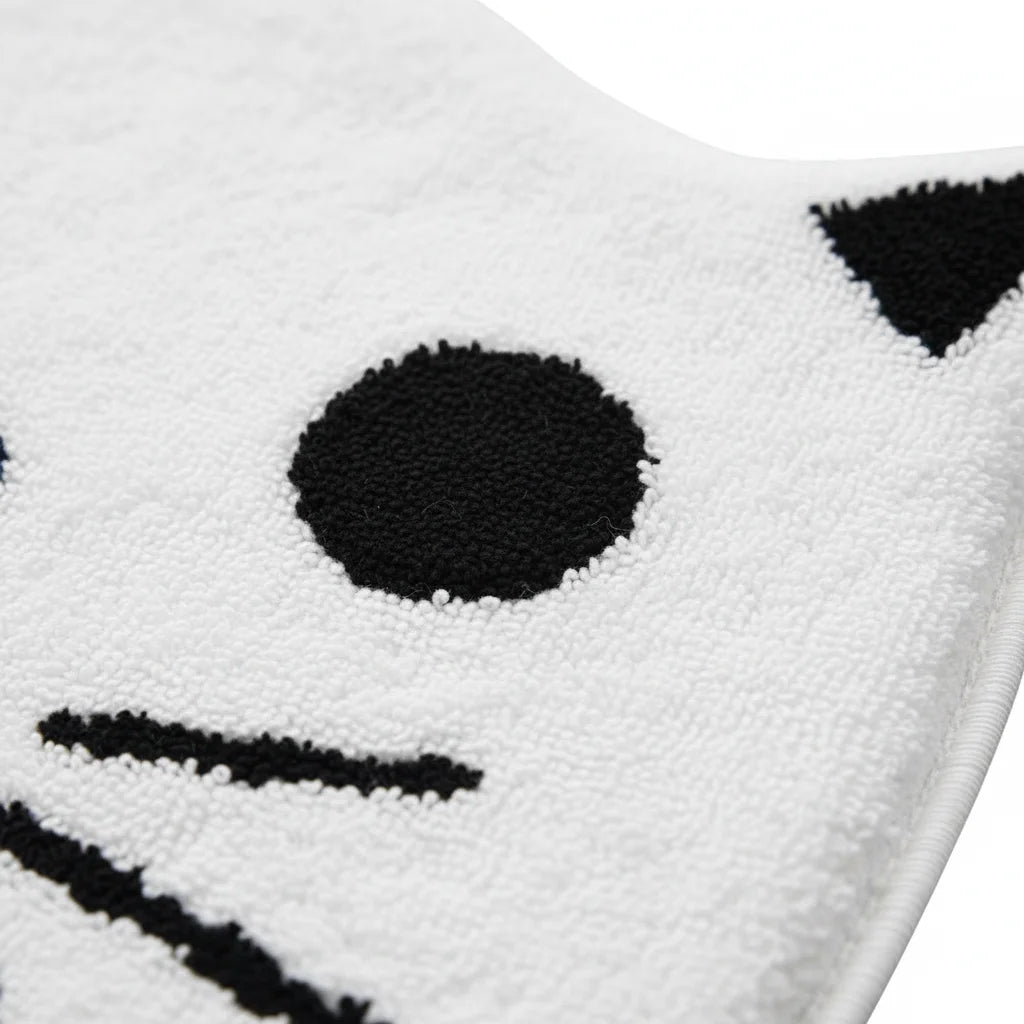 Tapis de Bain Chat Chat Blanc