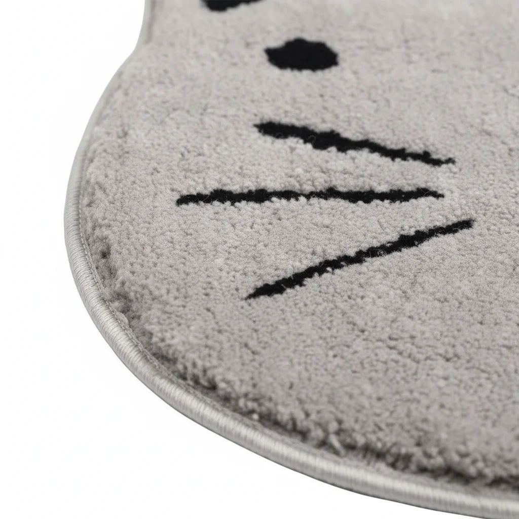 Tapis de Bain Chat Chat Gris