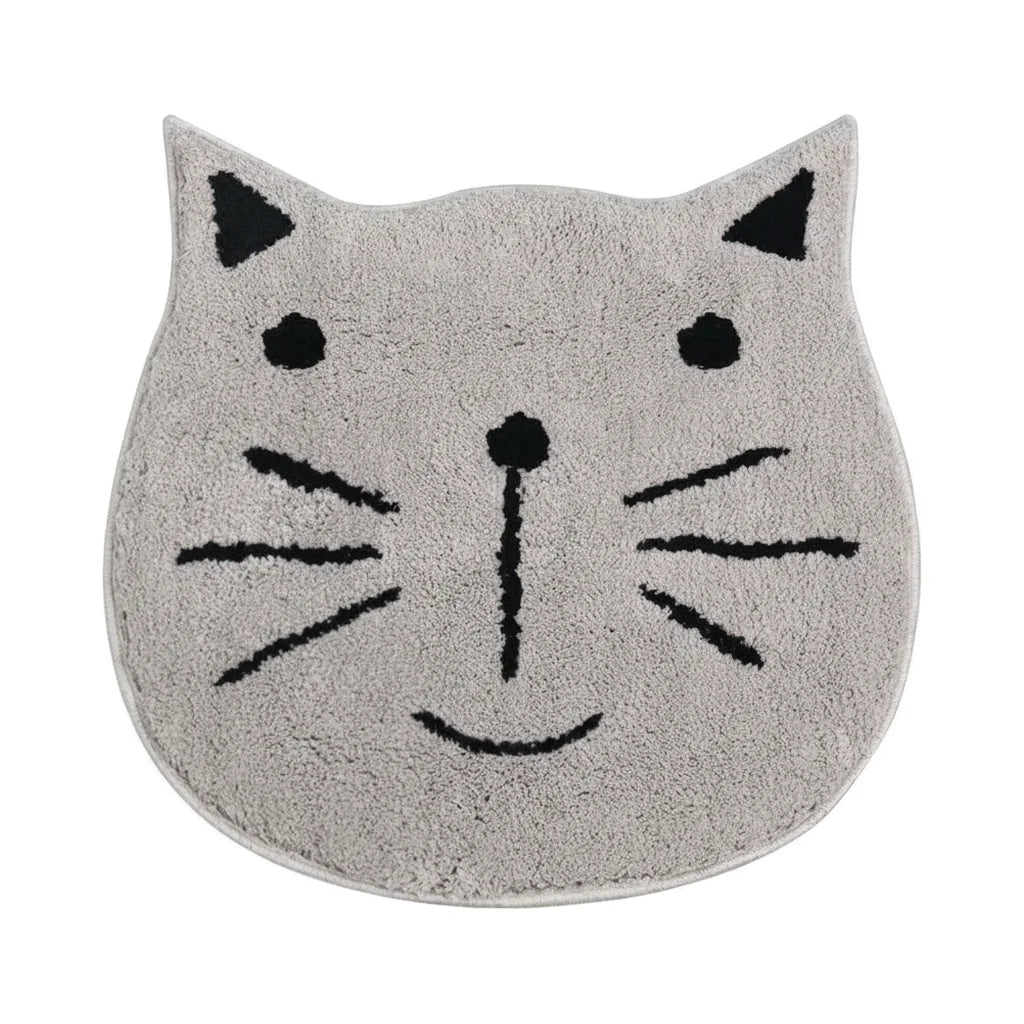 Tapis de Bain Chat Chat Gris