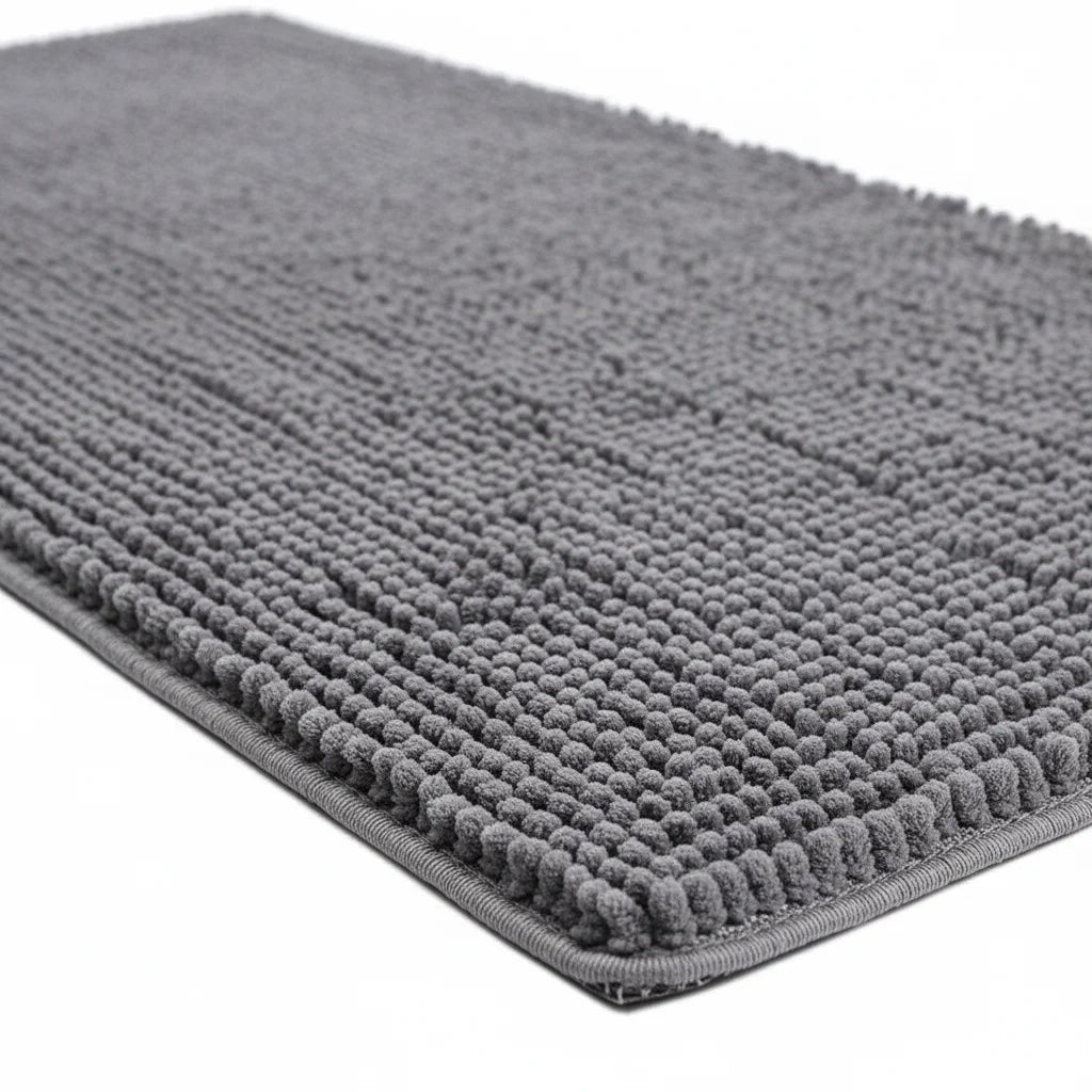 Tapis De Bain Chenille Gris