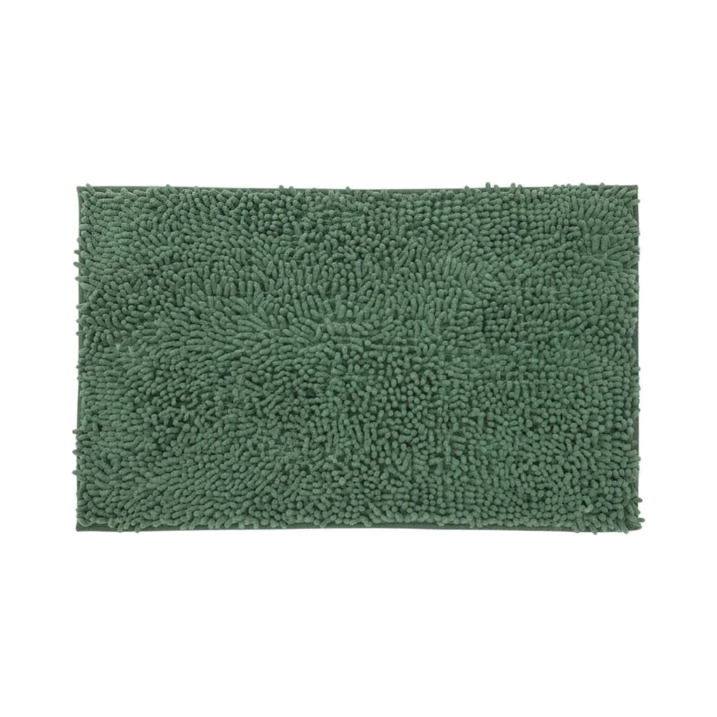 Tapis De Bain Chenille Vert Foncé