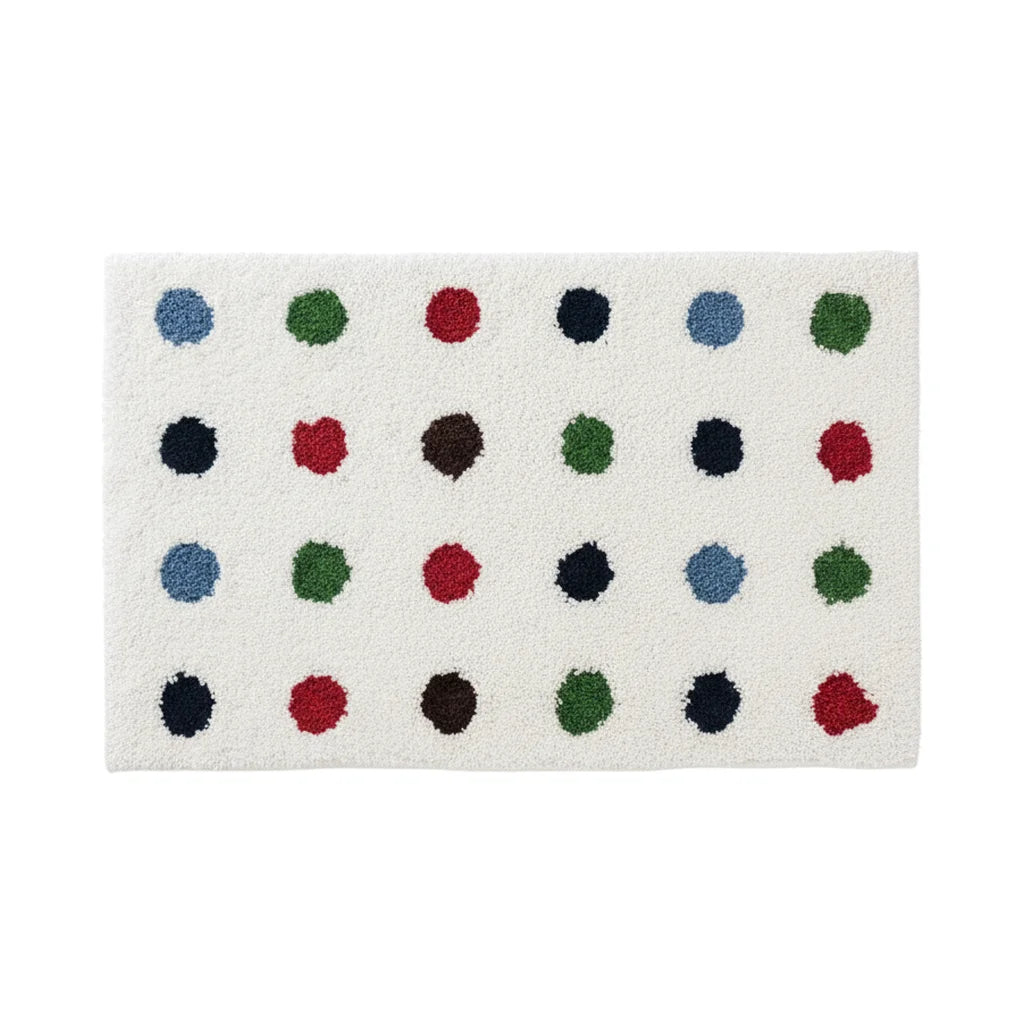 Tapis de Bain Coloré Pois Multicolores