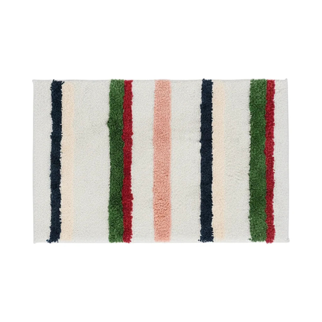Tapis de Bain Coloré Rayures Colorées