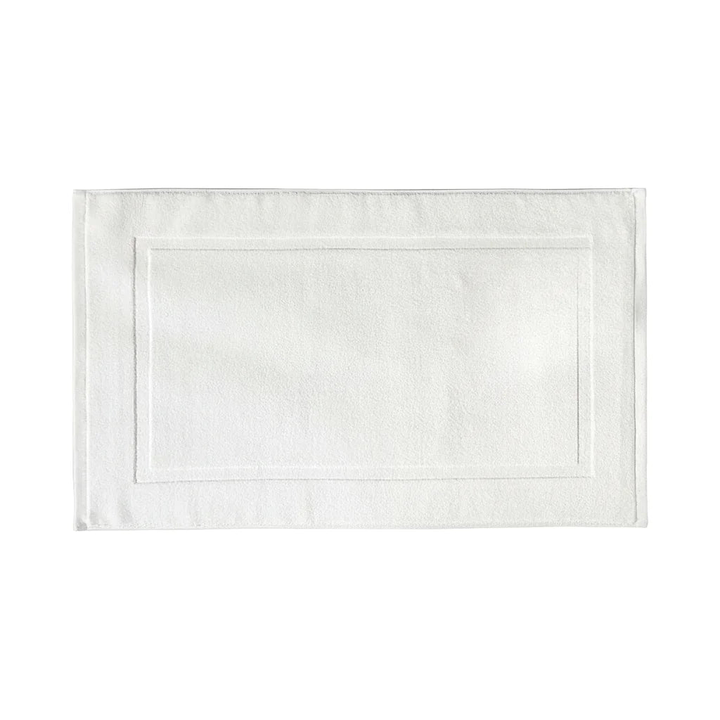 Tapis De Bain Coton Blanc