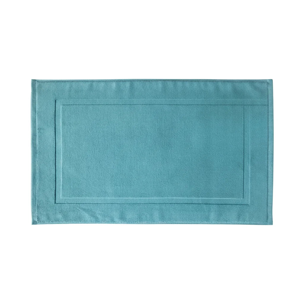 Tapis De Bain Coton Bleu