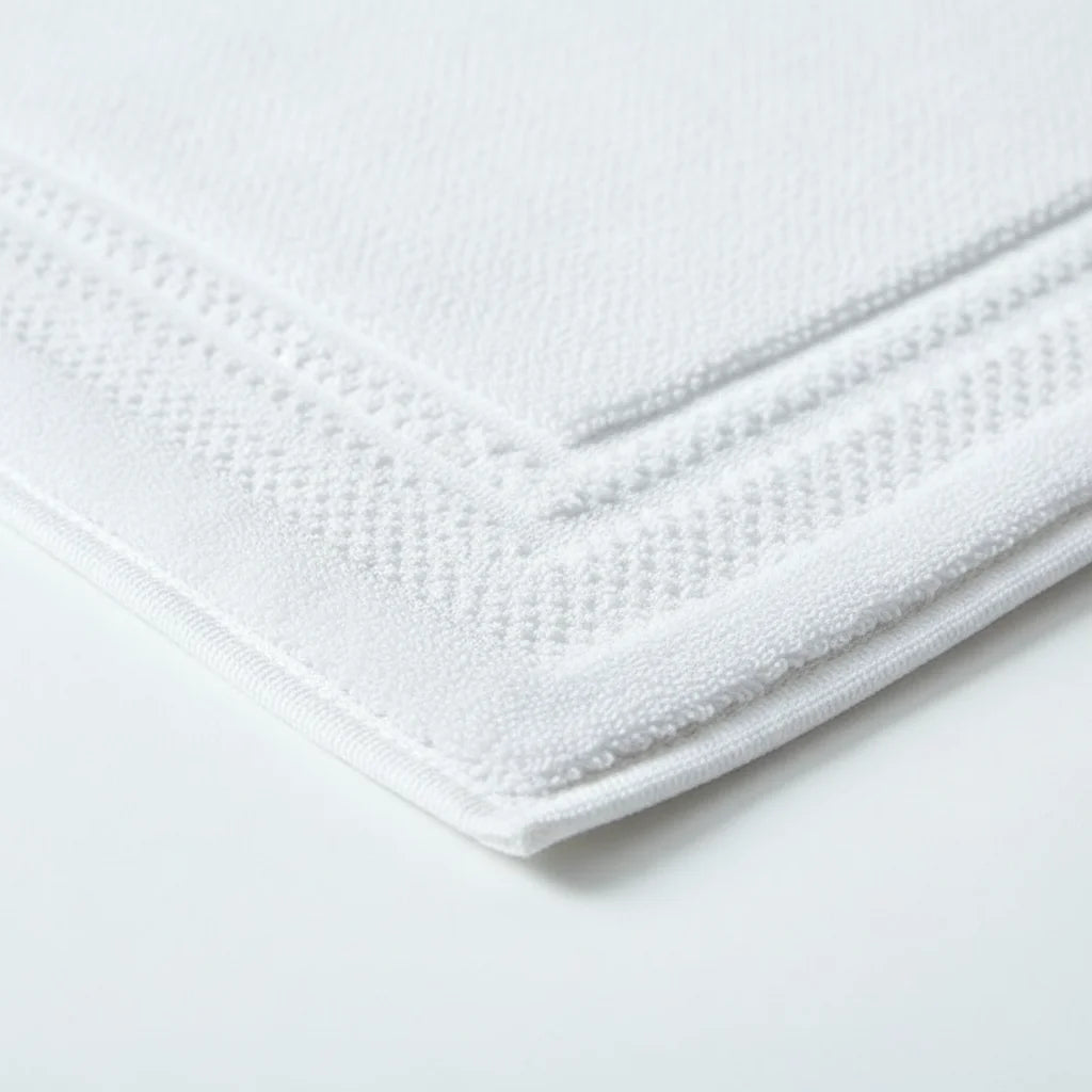 Tapis De Bain Coton Bleu Glacier