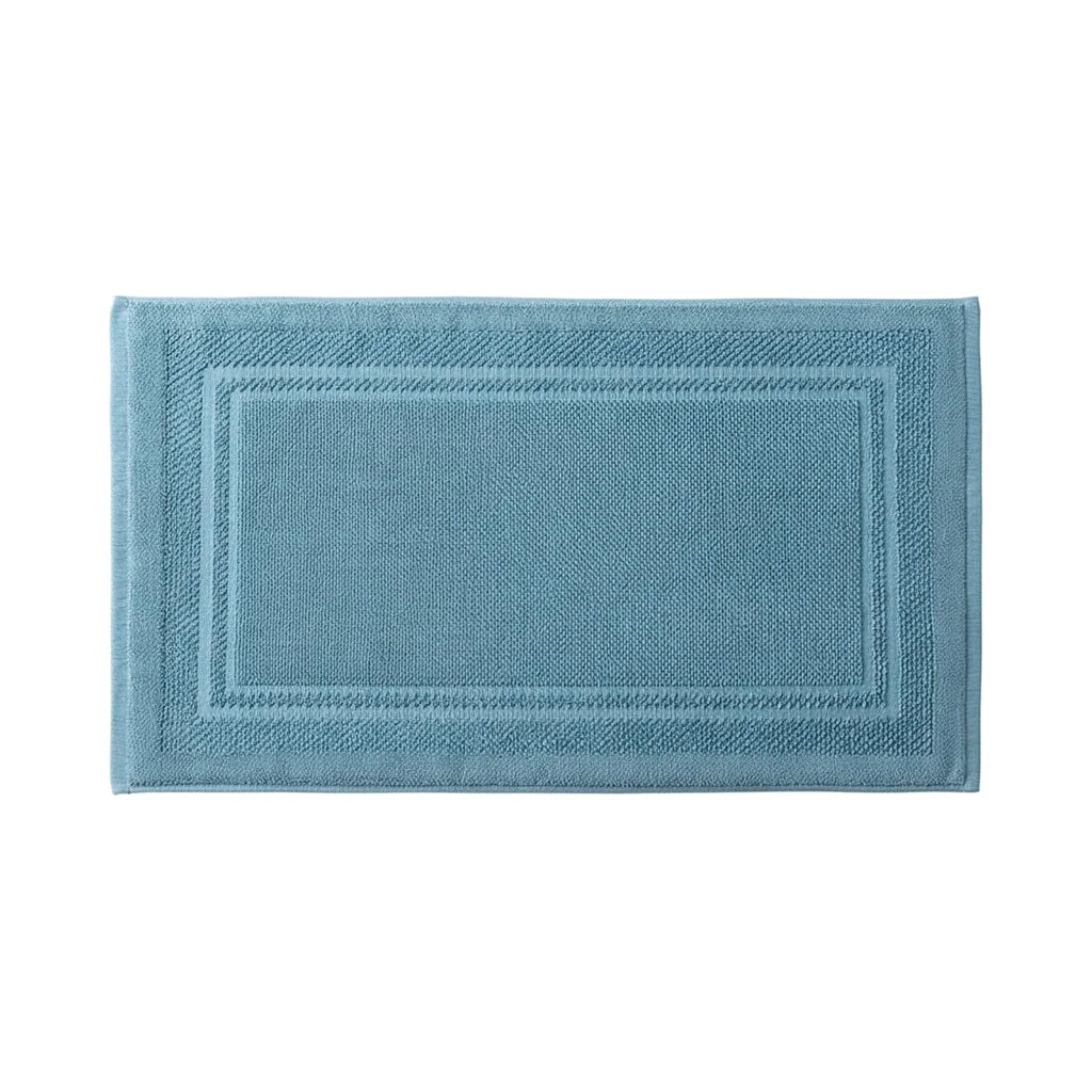 Tapis De Bain Coton Bleu Pétrole