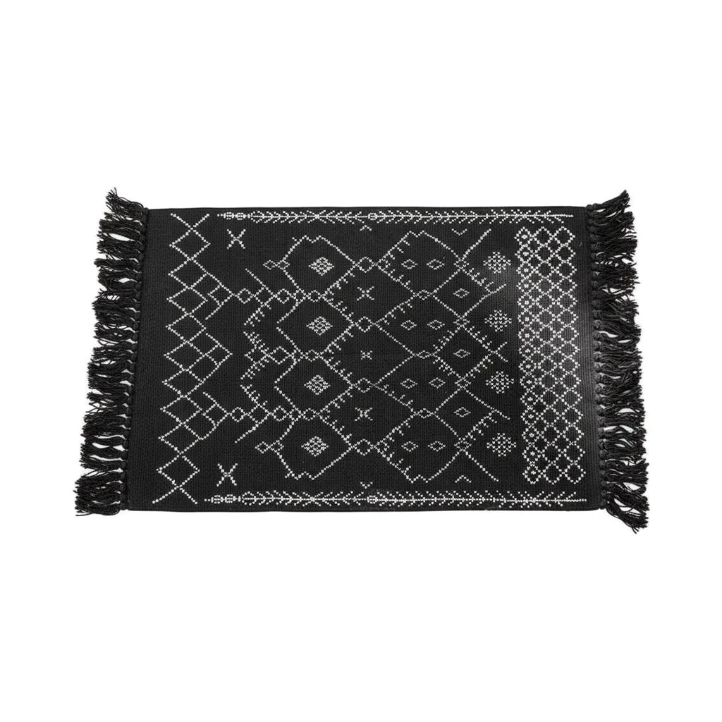 Tapis De Bain Coton Noir