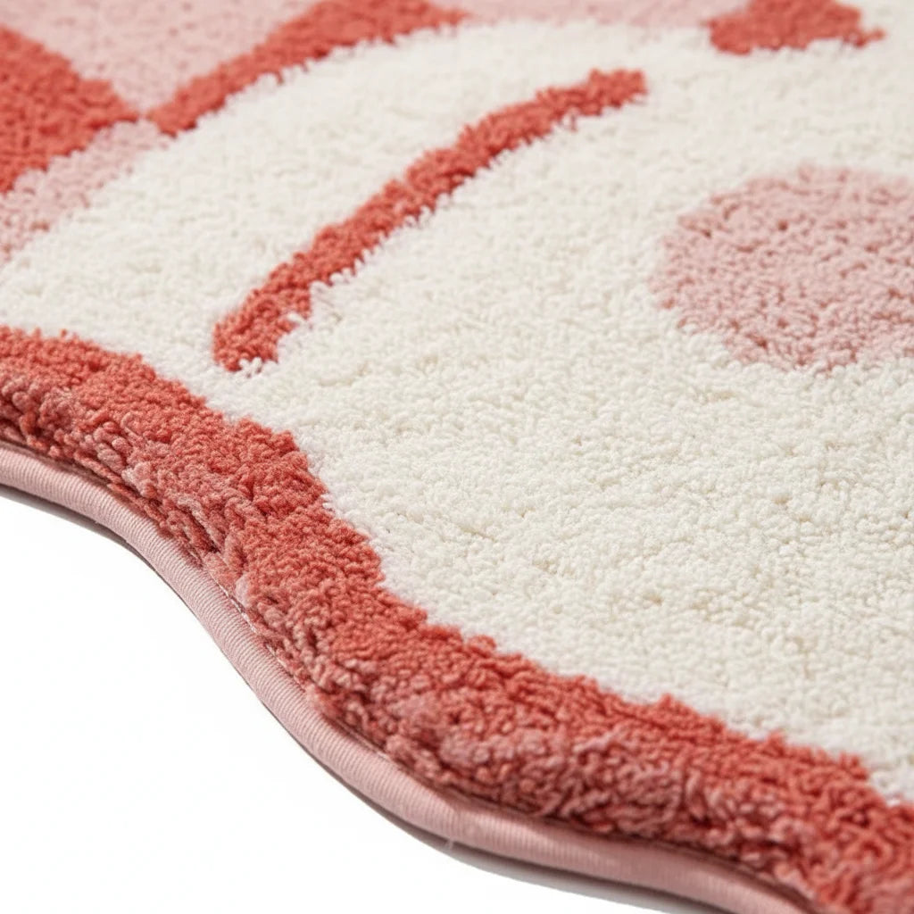 Tapis de Bain Damier Lapin Timide