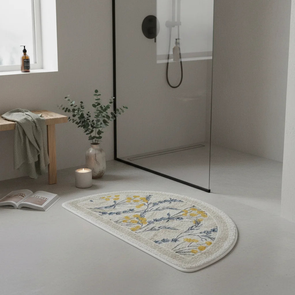 Tapis de Bain Demi Cercle 50x80cm