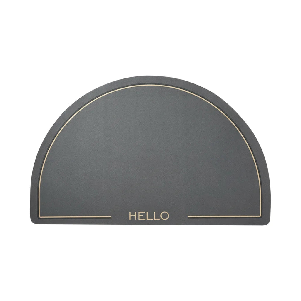 Tapis de Bain Demi Cercle "Hello"