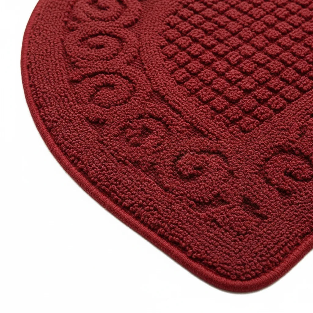 Tapis de Bain Demi Lune Rouge