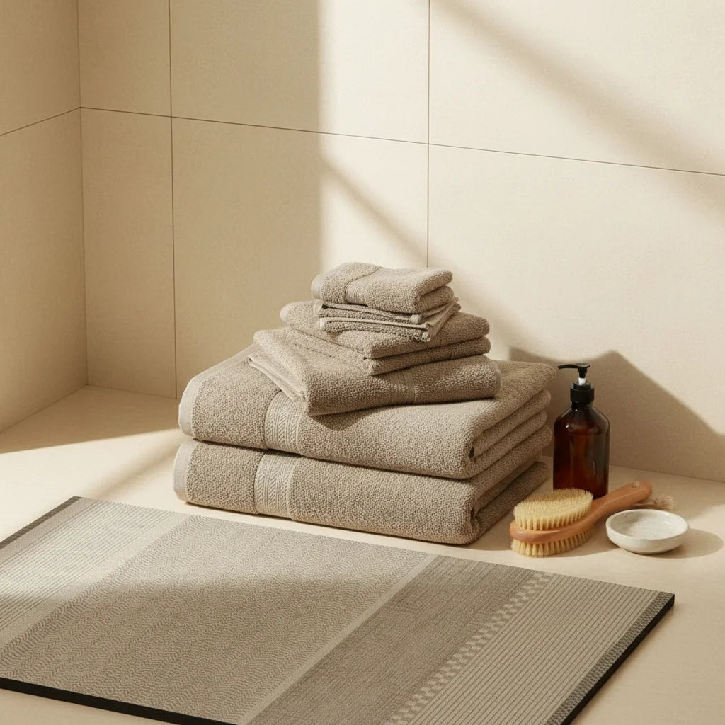 Tapis De Bain Design Gris 60x120cm