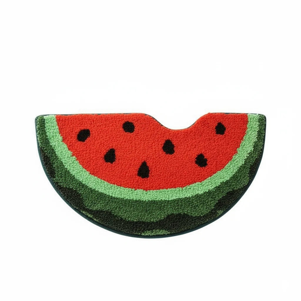 Tapis De Bain Design Original Pastèque Fraîche