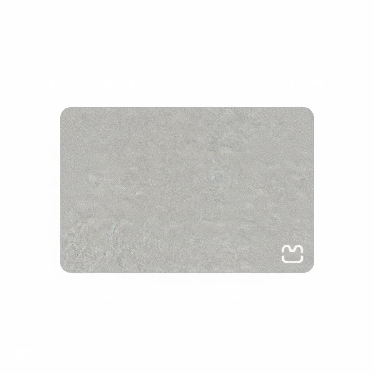 Tapis De Bain Diatomite 80-90cm Gris Minéral