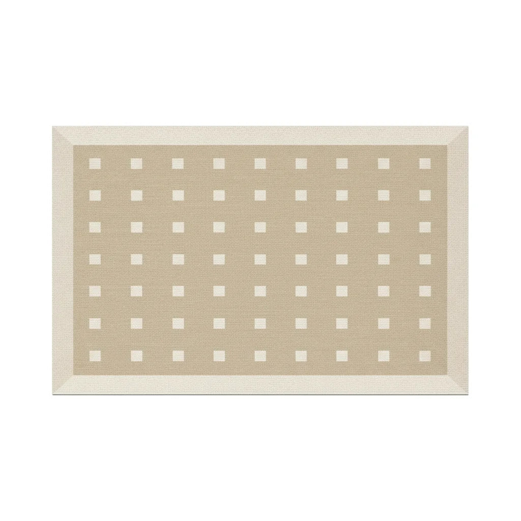 Tapis de Bain Diatomite Carreaux Beige