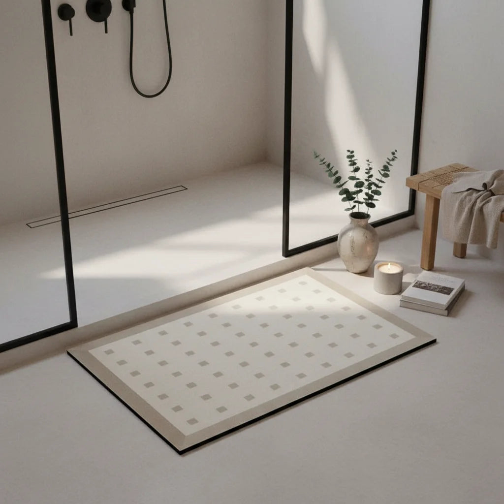 Tapis de Bain Diatomite Design Classique