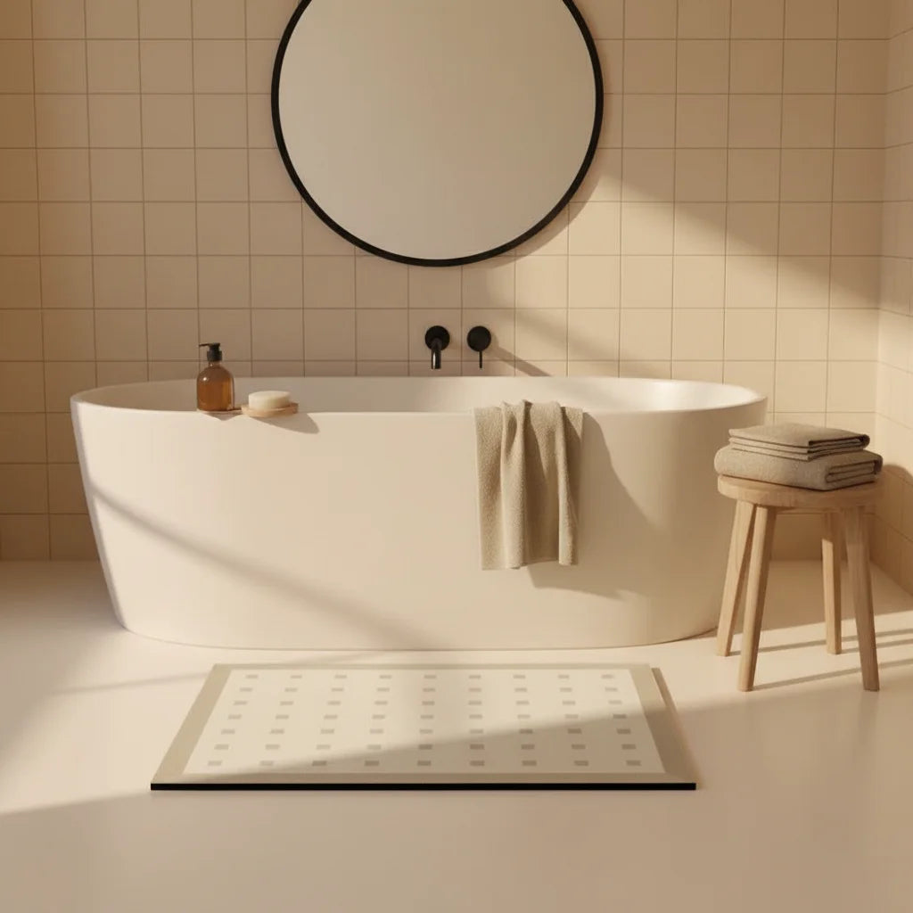 Tapis de Bain Diatomite Design Classique