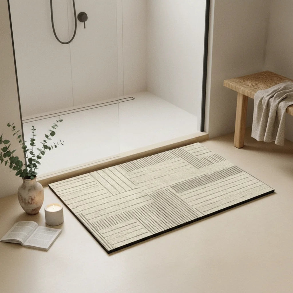 Tapis De Bain Diatomite Foncé 60x120cm