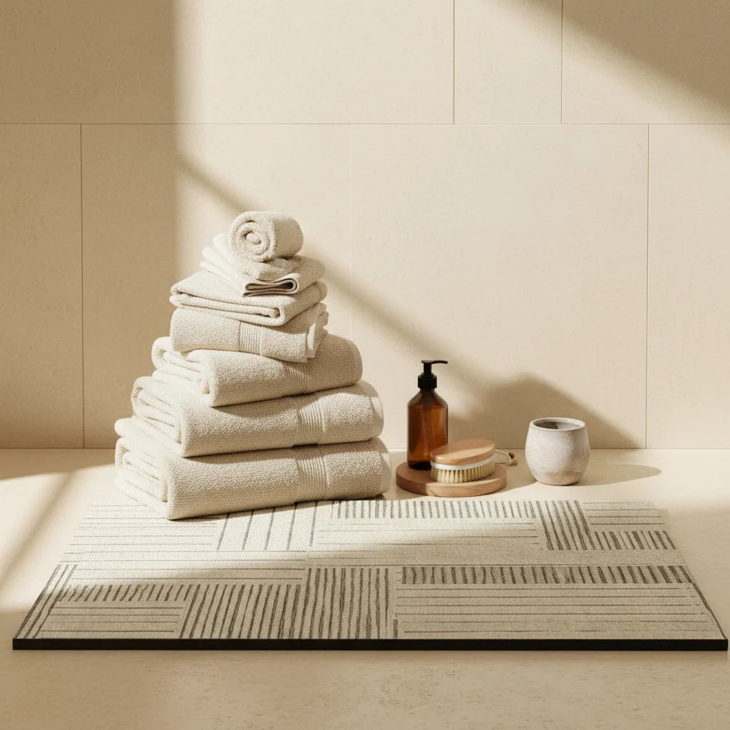 Tapis De Bain Diatomite Foncé 60x120cm