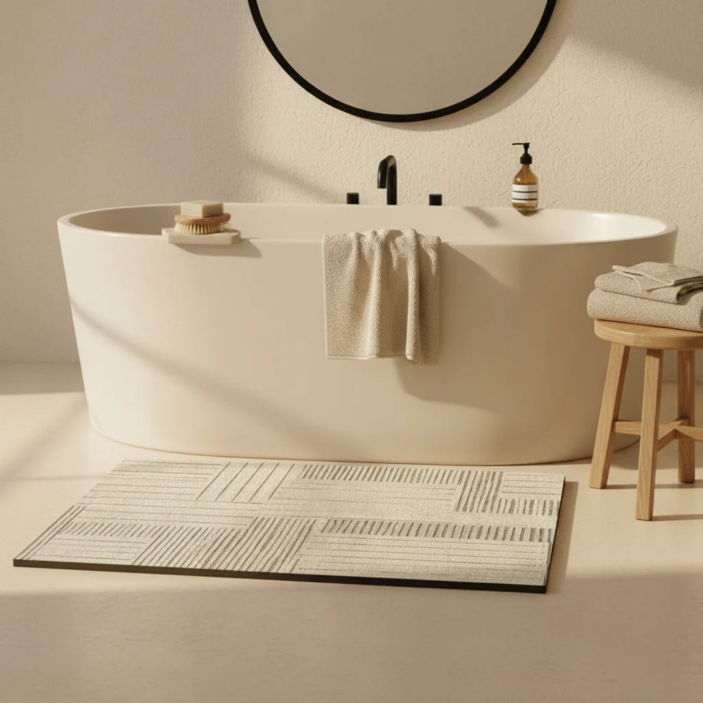 Tapis De Bain Diatomite Foncé 60x120cm