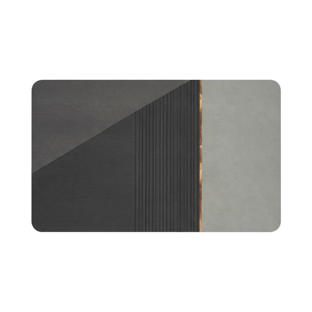 Tapis de Bain Diatomite Gris Design Contrasté