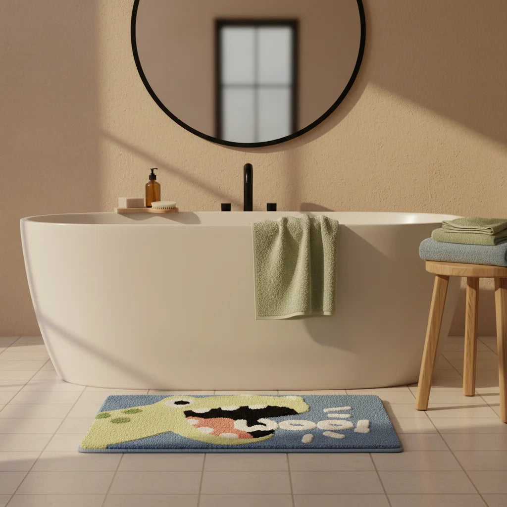 Tapis De Bain Dinosaur