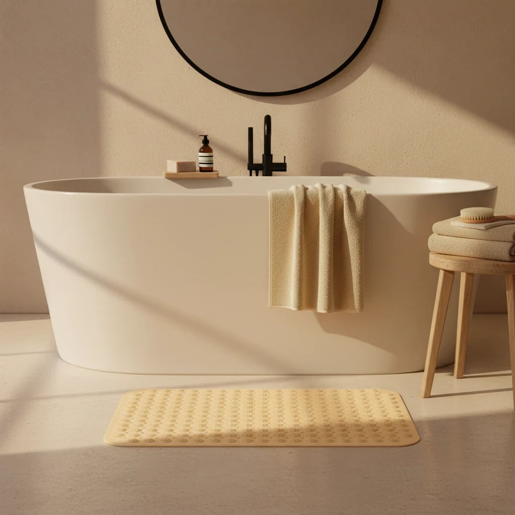Tapis de Bain Douche Sable Chaud