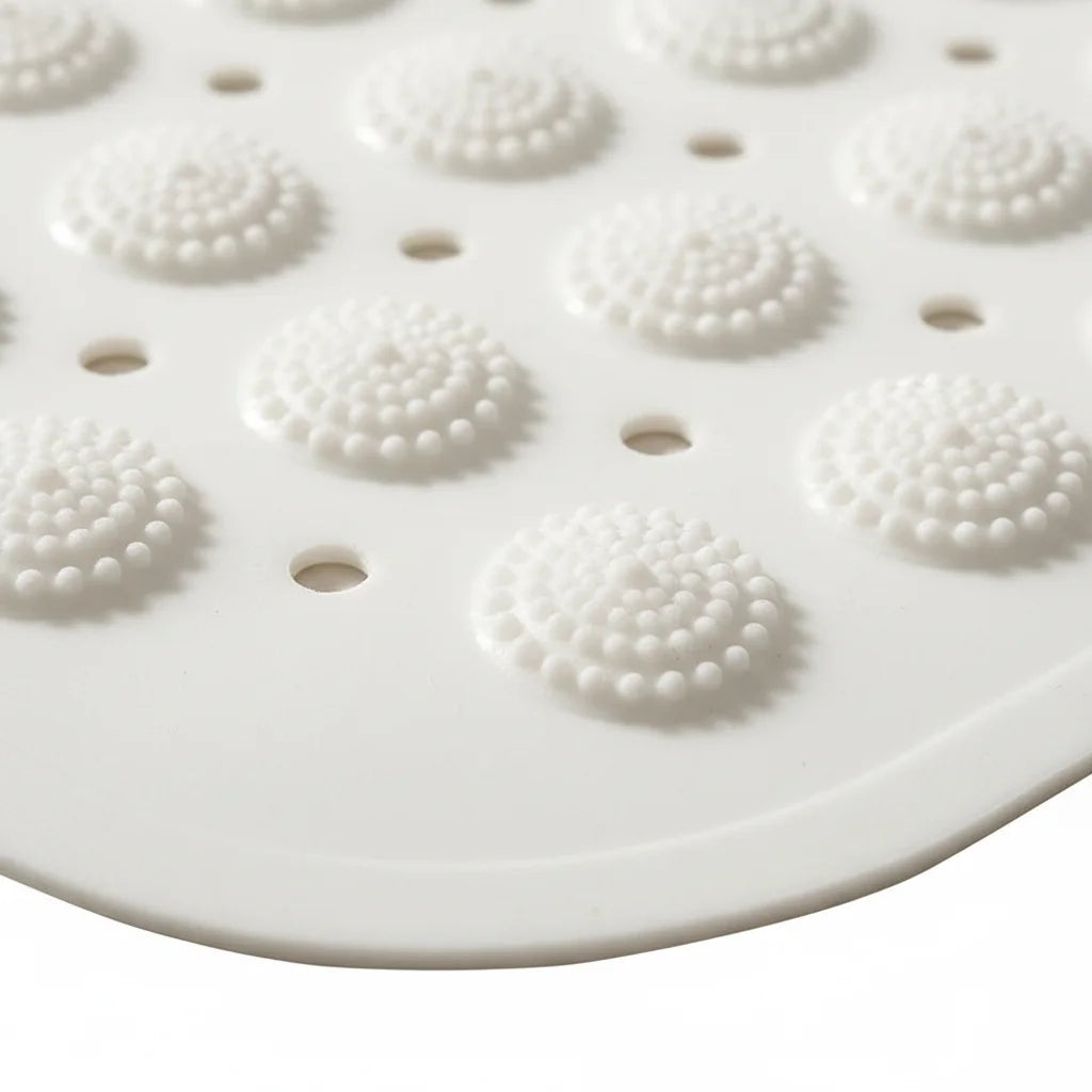 Tapis de Bain Douche Blanc Naturel